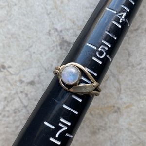 Genuine Moonstone Ring Size 6